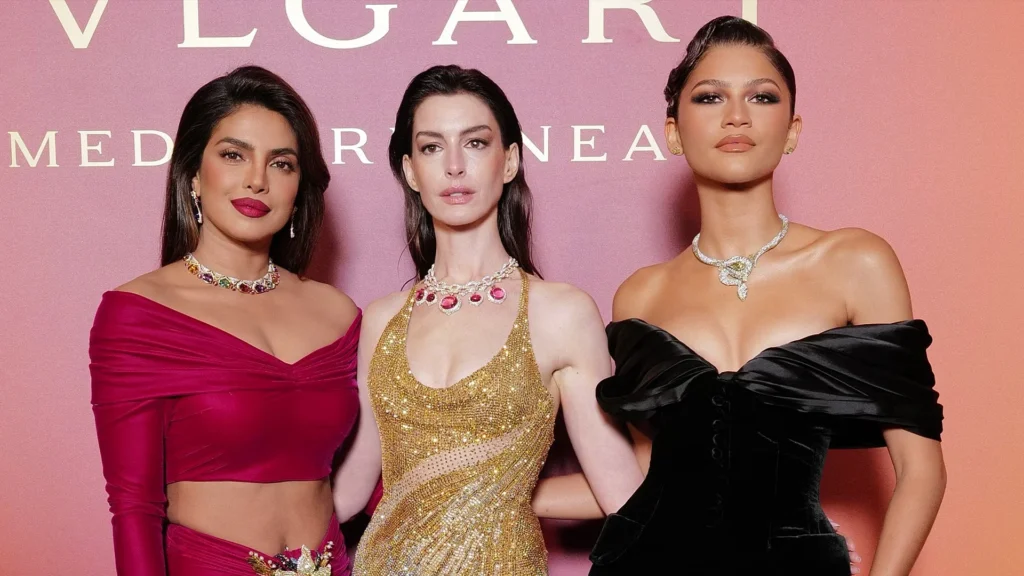Bulgari ambassadors Anne Hathaway Zendaya Priyanka Chopra luxury jewelry campaign