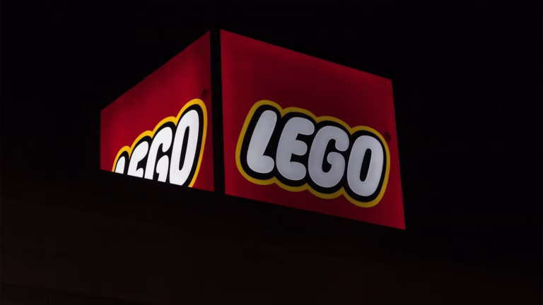 Lego iconic red logo showing brand revival turnaround strategy that transformed company from $800 million debt and near bankruptcy in 2003 to $10.8 billion revenue empire in 2024