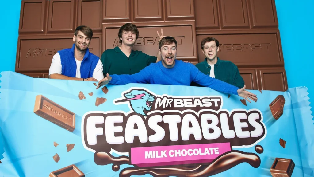 MrBeast Feastables chocolate bar Walmart launch YouTube creator CPG success