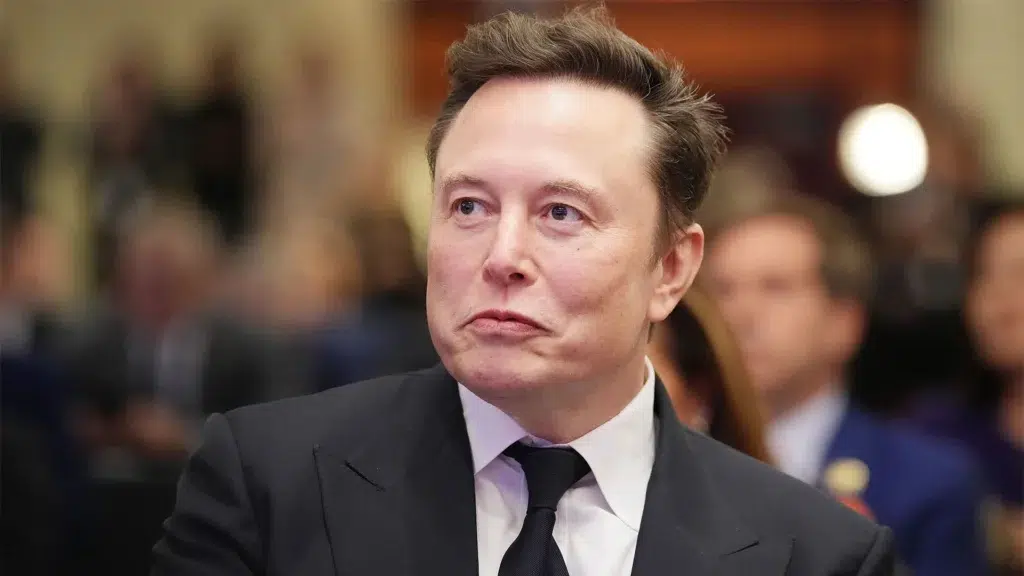 Elon Musk in formal attire at public event after Twitter acquisition