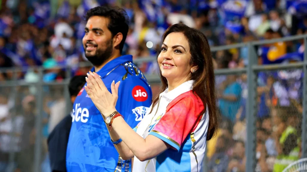 Nita Ambani Mumbai Indians owner IPL stadium franchise valuation central revenue pool profit business model