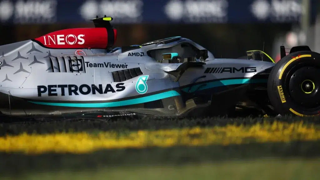 Mercedes AMG F1 car with Petronas INEOS TeamViewer sponsors on livery Formula 1 sponsorship revenue 2024 2025